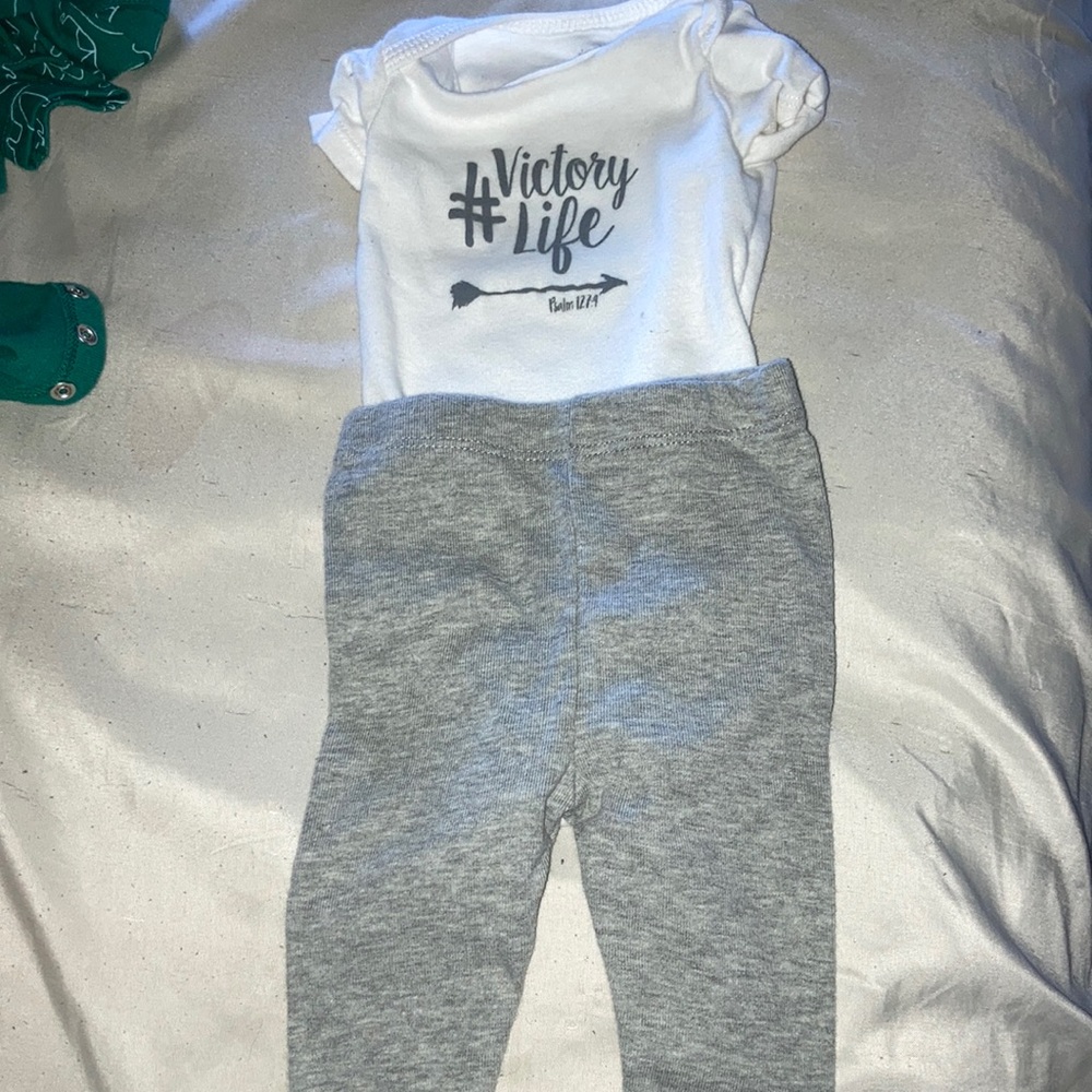 newborn outfit, $5